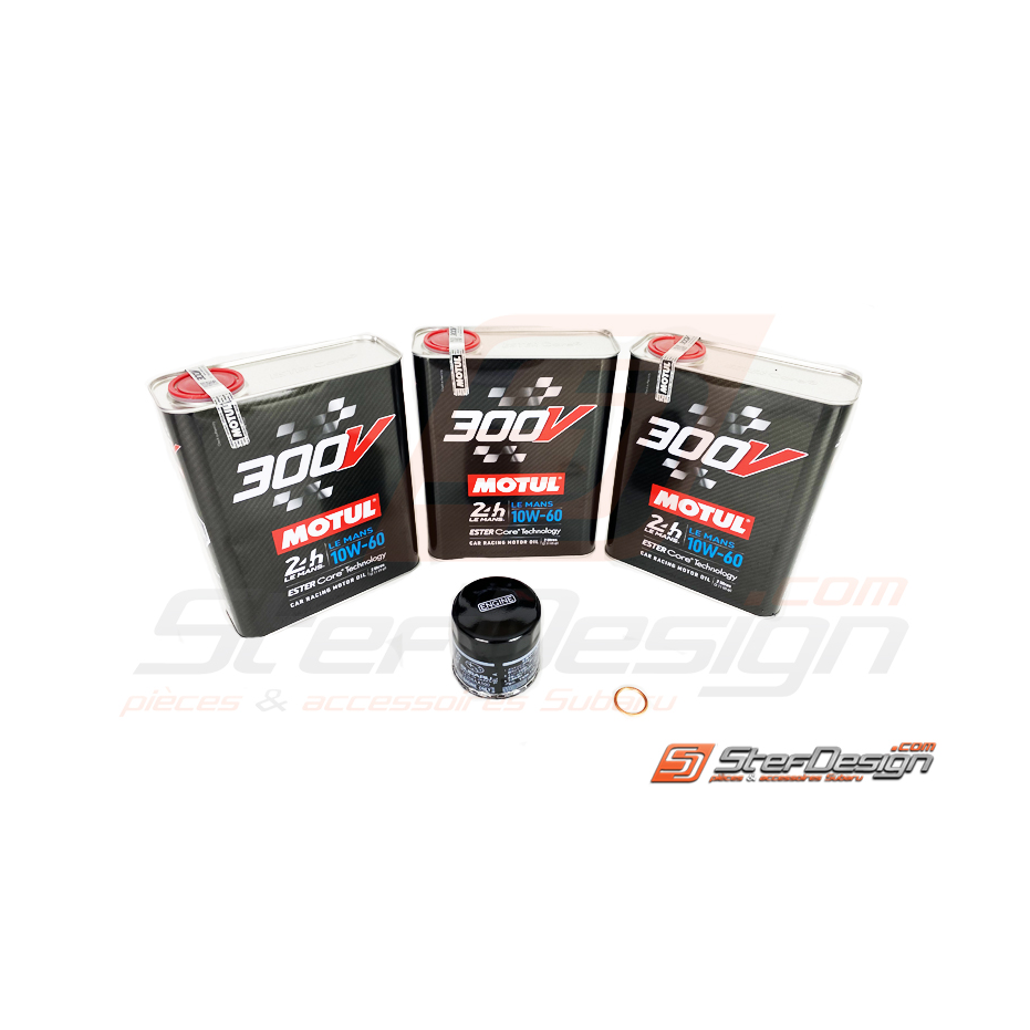 Pack vidange MOTUL 10W60 le mans 6L