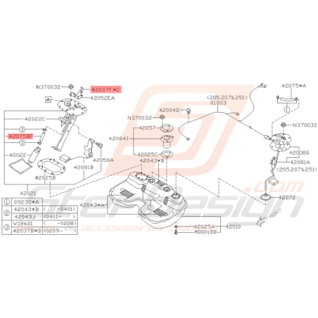 Durite Pompe à Essence Origine Subaru WRX et STI 2001 - 2005