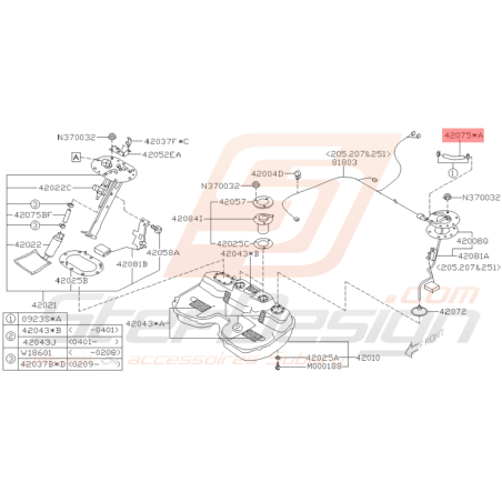 Flexible d'Evaporateur Origine Subaru WRX et STI 2001 - 2005