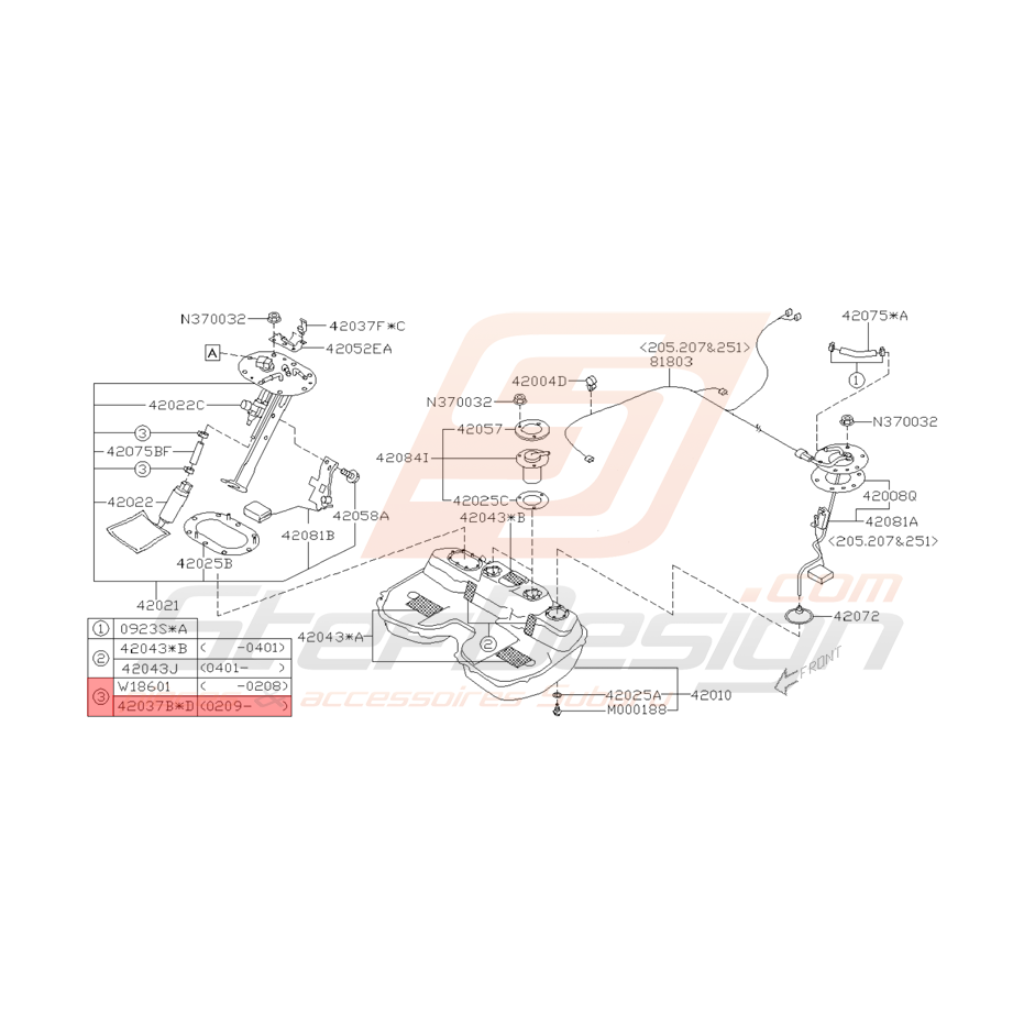Attache Durite Origine Subaru WRX et STI 09/2002 - 2005 Attache Durite Origine Subaru WRX et STI 09/2002 - 2005