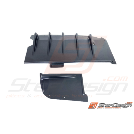 Diffuseur arrière noir pour WRX/STI 2001 à 2002