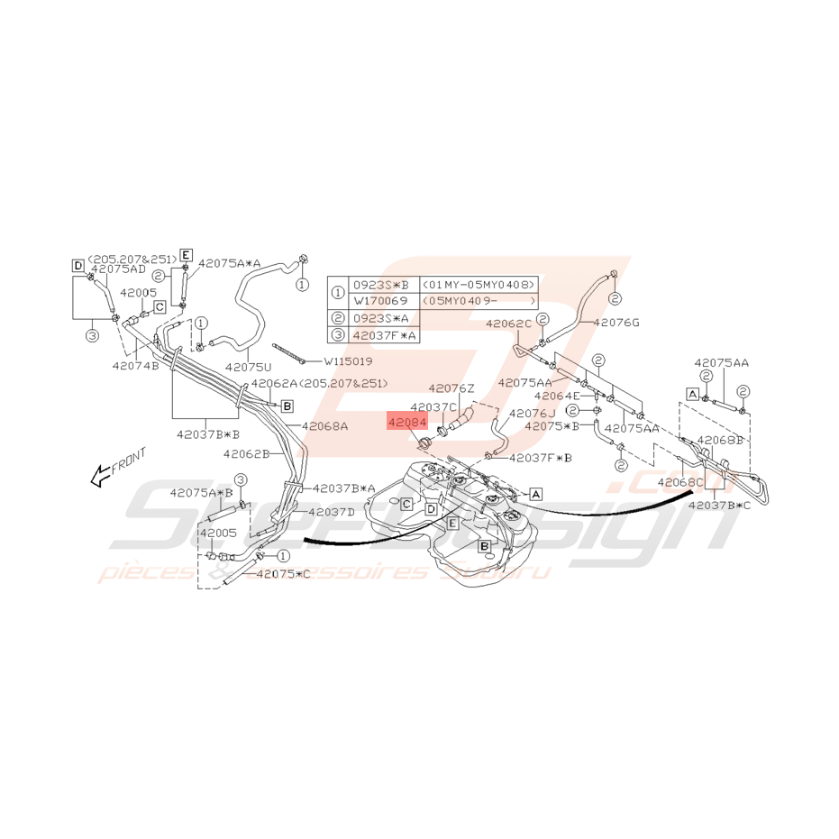 Soupape de Remplissage Origine Subaru WRX et STI 2001 - 2005