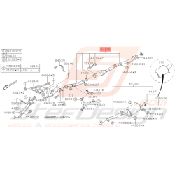 Echappement Origine Subaru WRX 2001 - 2002