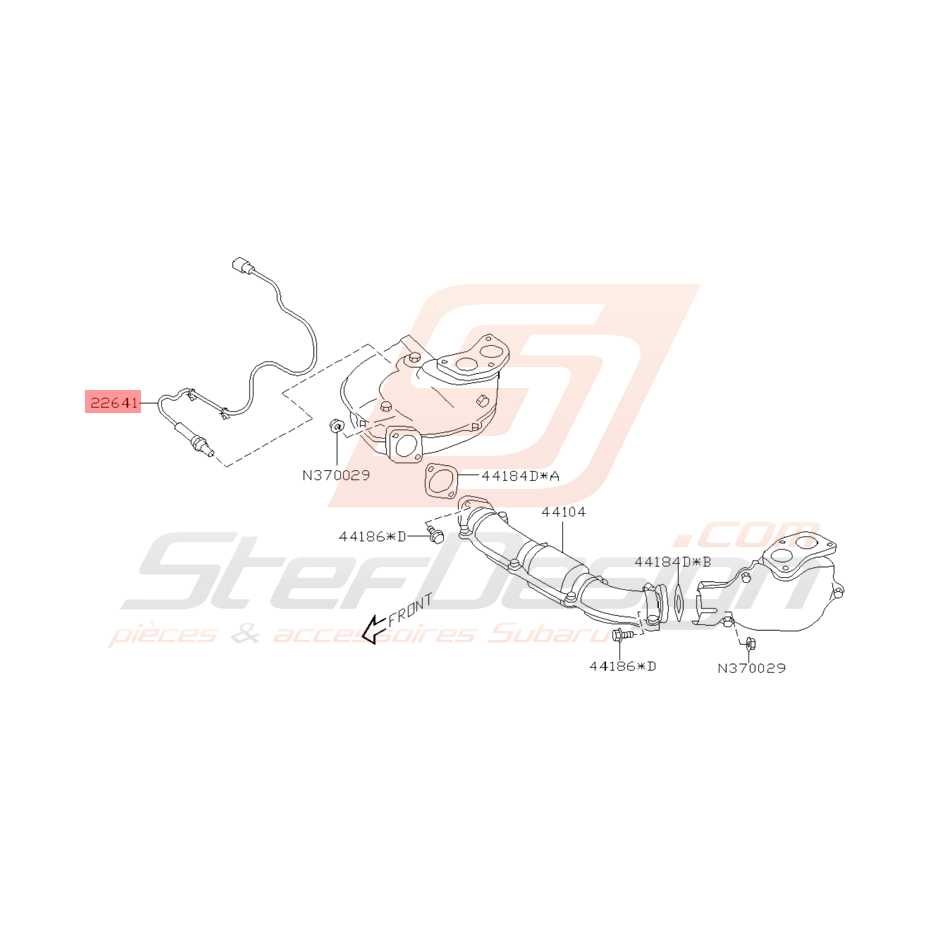 Capteur Air Essence Origine Subaru WRX STI 2001 - 2002