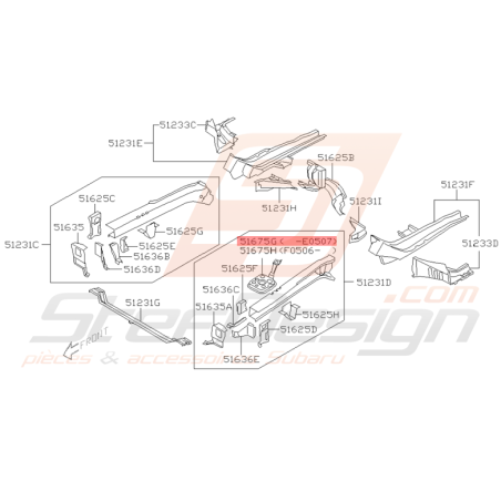 Support Batterie et Réservoir Lave Glace Origine Subaru WRX STI 01-02