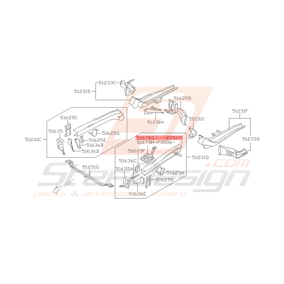 Support Batterie et Réservoir Lave Glace Origine Subaru WRX STI 01-02
