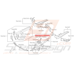 Support Batterie et Réservoir Lave Glace Origine Subaru WRX STI 01-02
