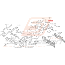 Support d'échappement Origine Subaru WRX STI 2001 - 2005