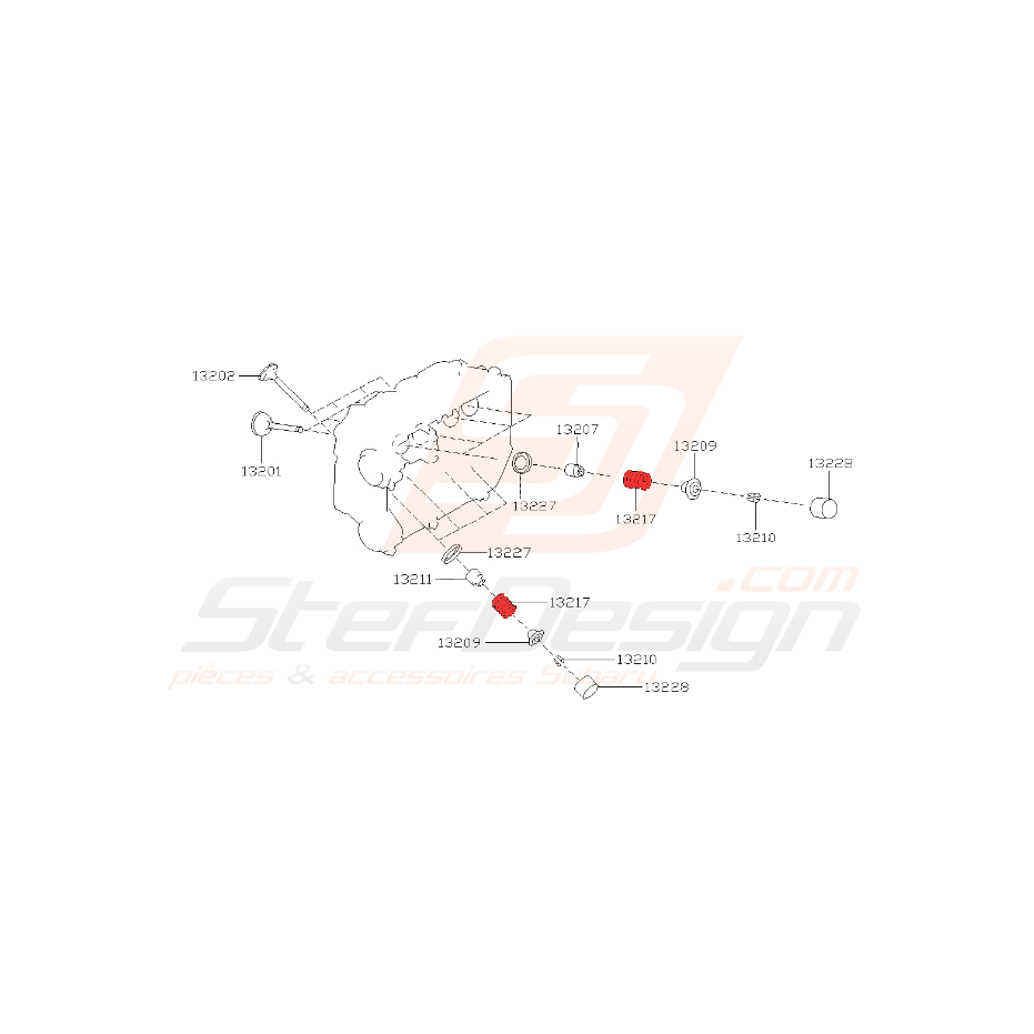 Ressort de soupape pour subaru STI 2008-2020