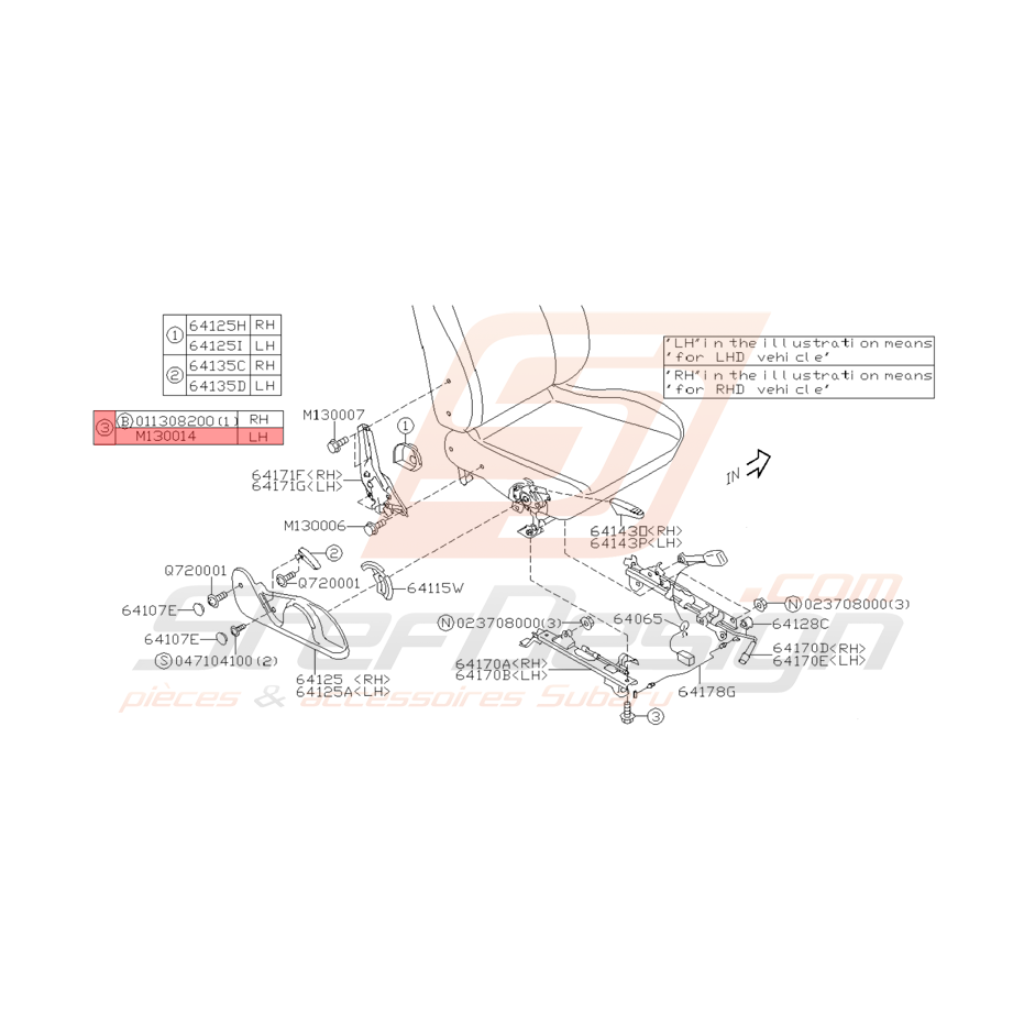 Ecrou Origine Subaru WRX STI Ecrou Origine Subaru WRX STI