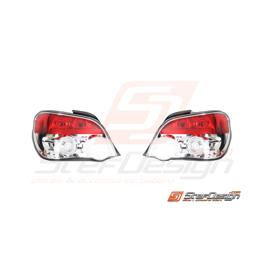 Feu arrière a fond chrome origine SUBARU WRX/STI 06-07