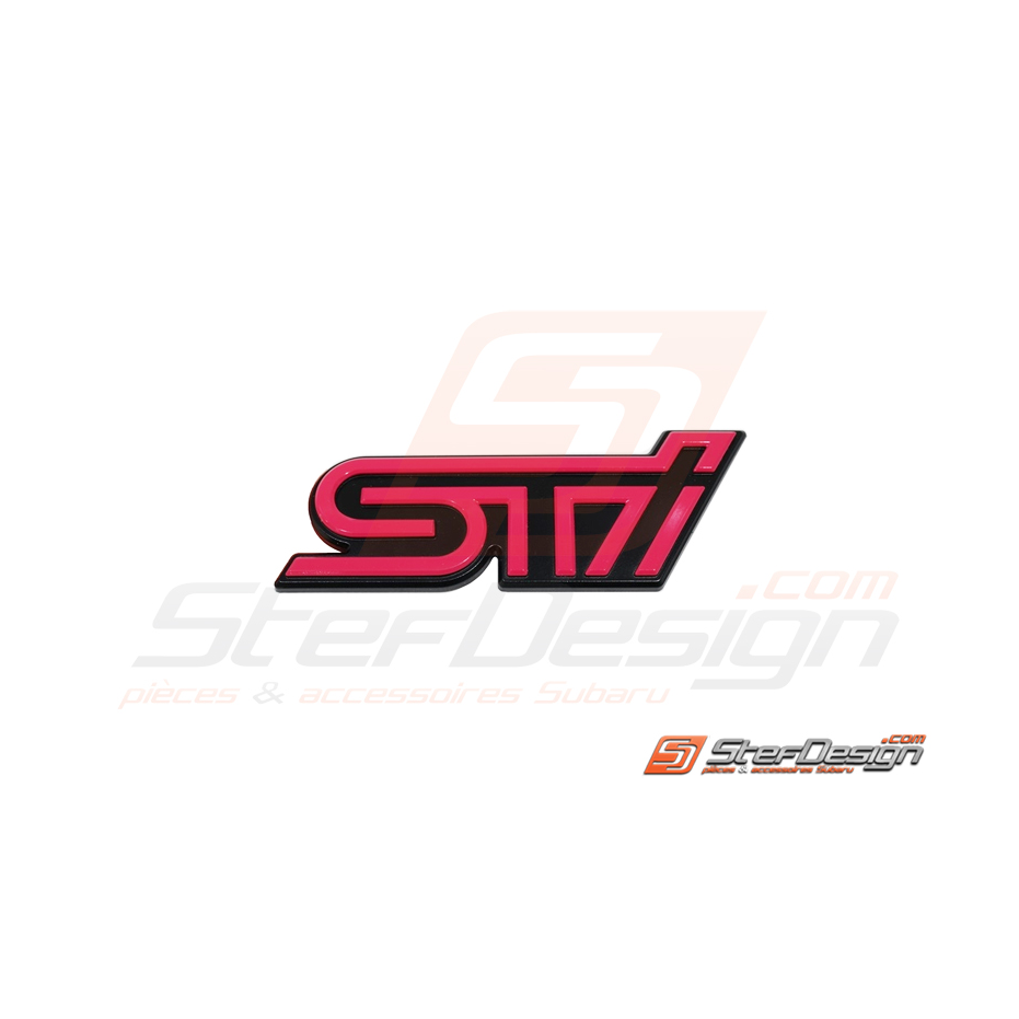 Logo de malle de coffre STI 2005