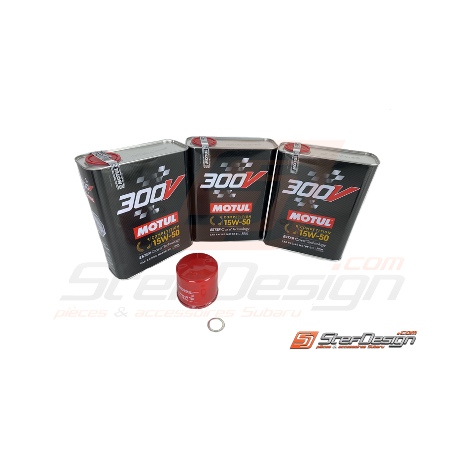 Pack vidange MOTUL 15W50 avec filtre RCM