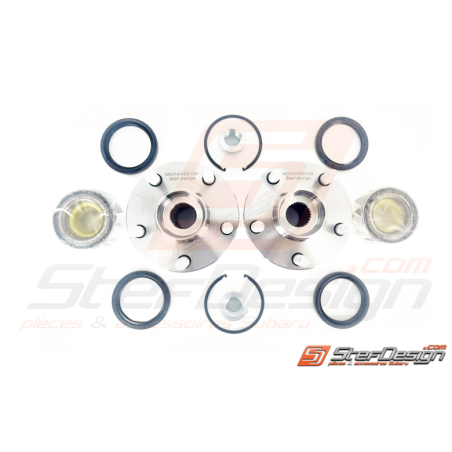 Pack 2 moyeux 2 roulements subaru impreza GT sans ABS WRX 01-07 STI 01-04