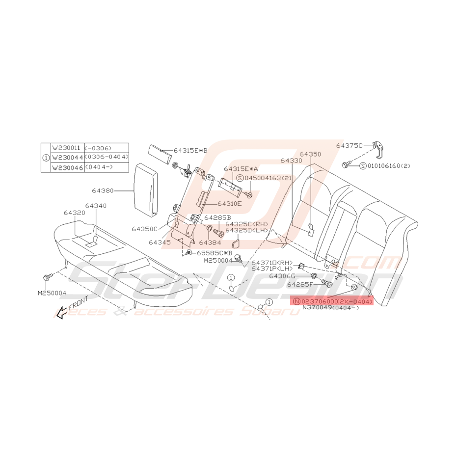 Vis Origine Subaru WRX STI