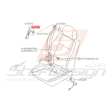 Boulon Origine Subaru WRX STI