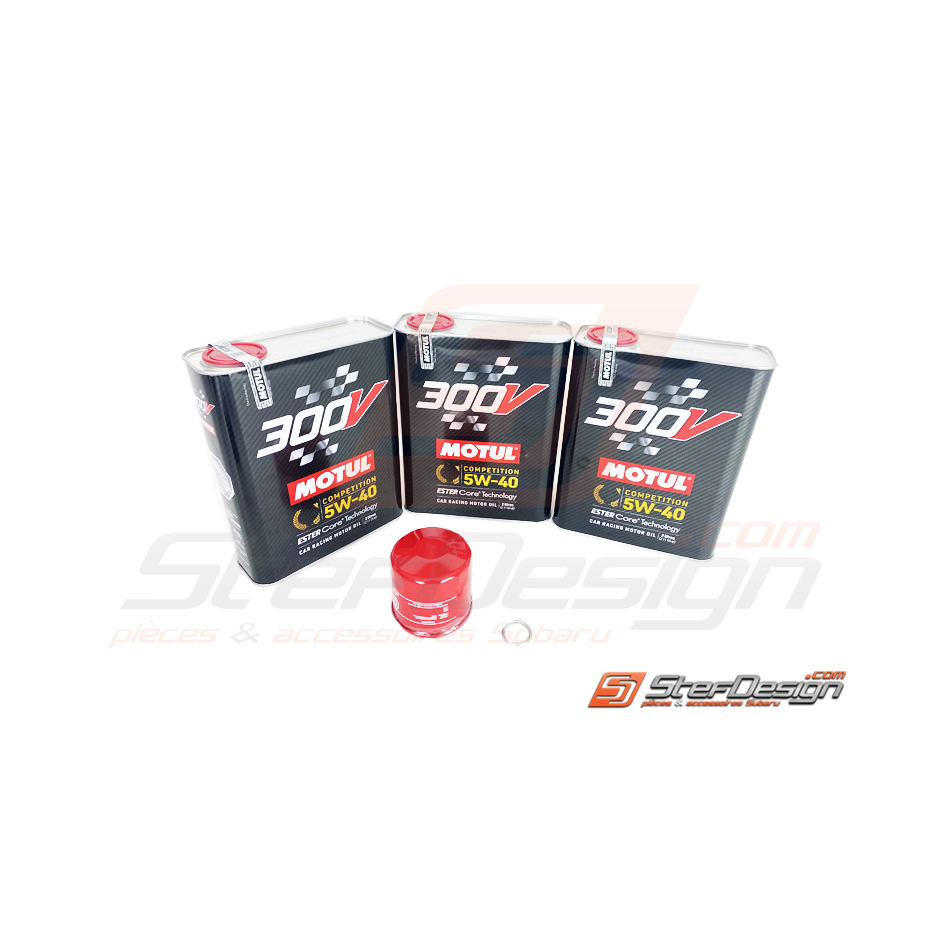 Pack vidange MOTUL 5W40 Compétition 6L avec filtre RCM Pack vidange MOTUL 5W40 Compétition 6L avec filtre RCM