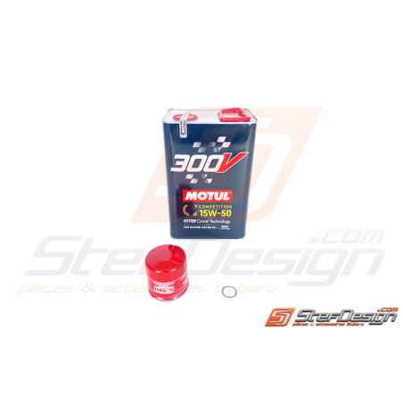 Pack vidange MOTUL 15W50 5L avec filtre RCM