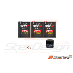 Pack vidange MOTUL 5w50 compétition 6L 