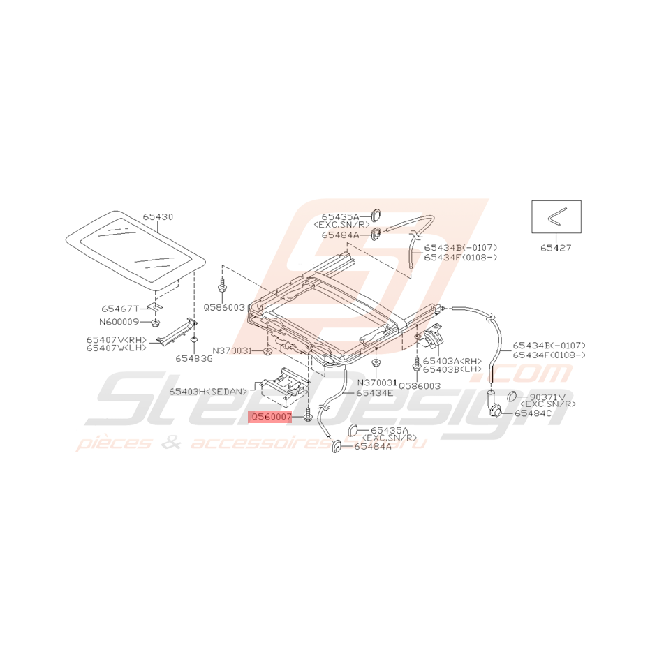 Vis Origine Subaru WRX