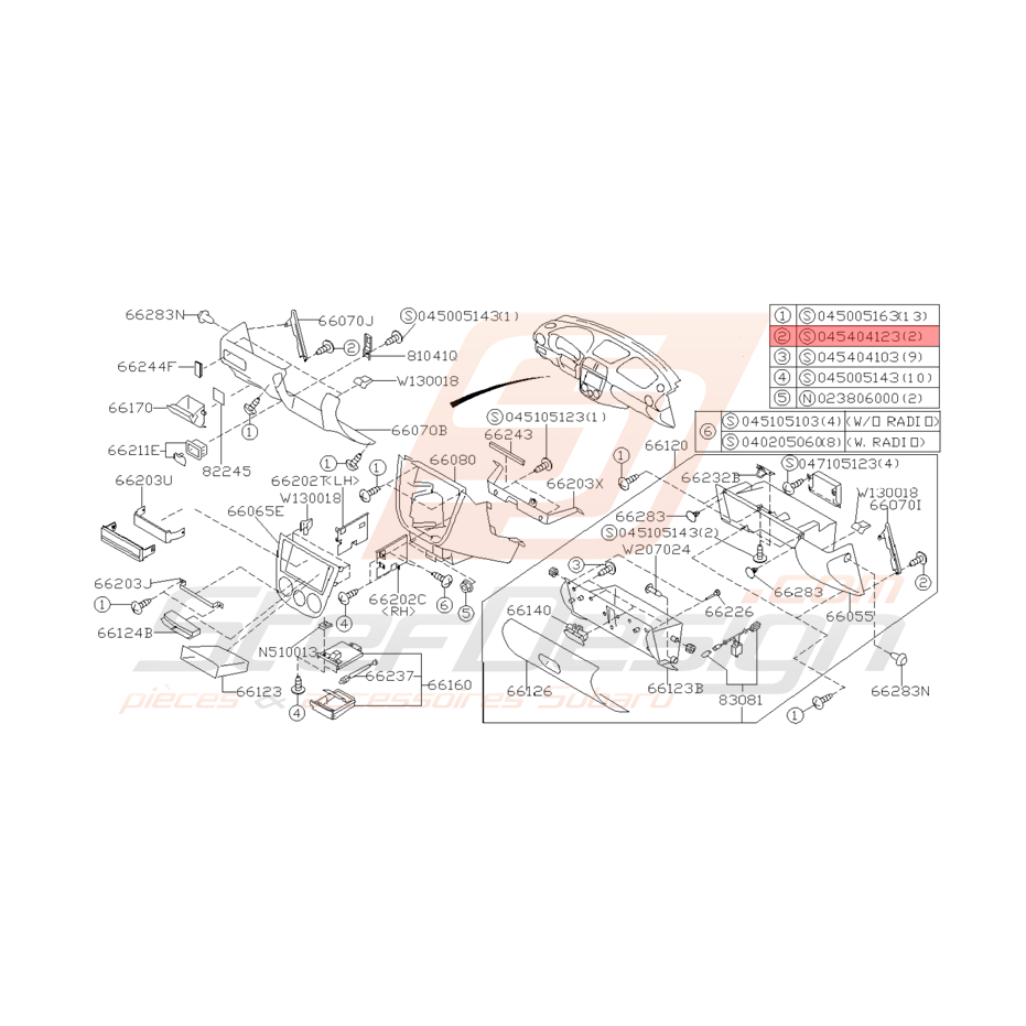 Vis Taraudeuse Origine Subaru WRX et STI
