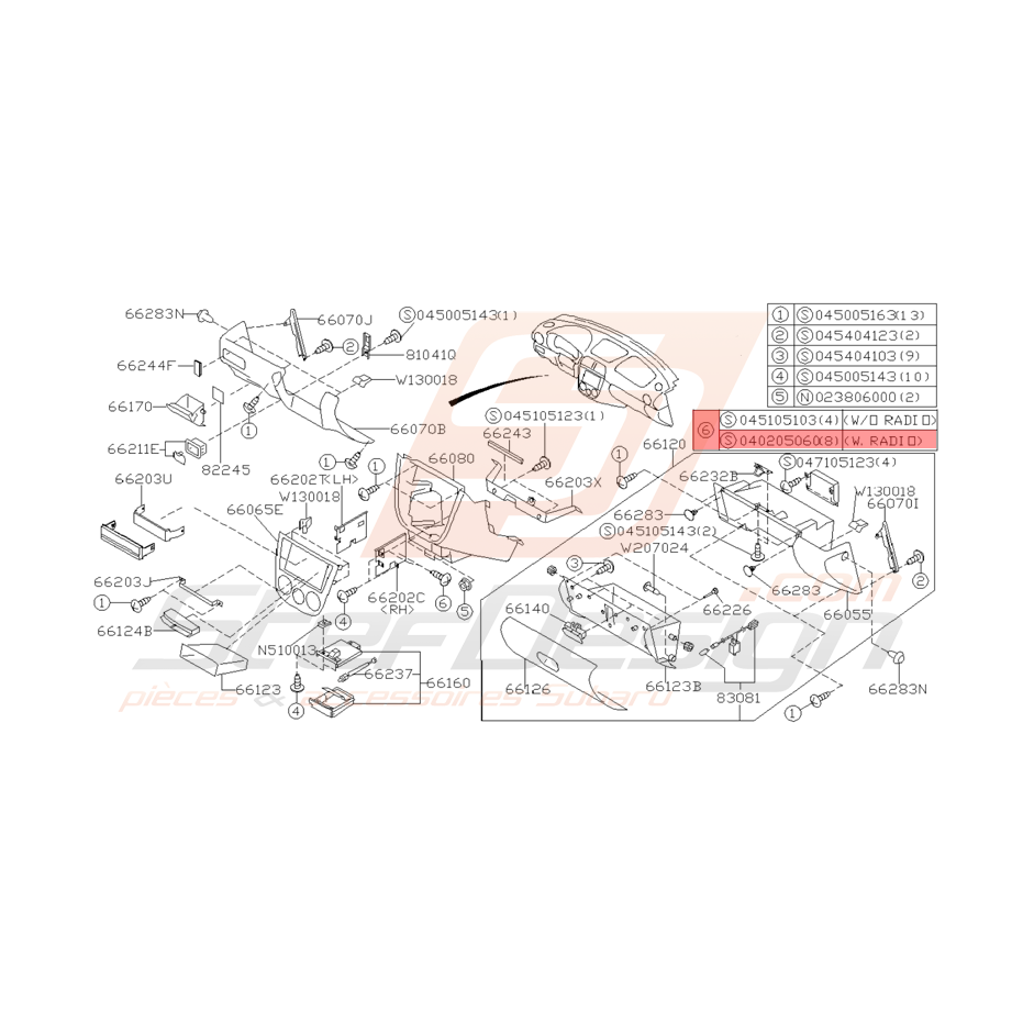 Vis Origine Subaru WRX et STI