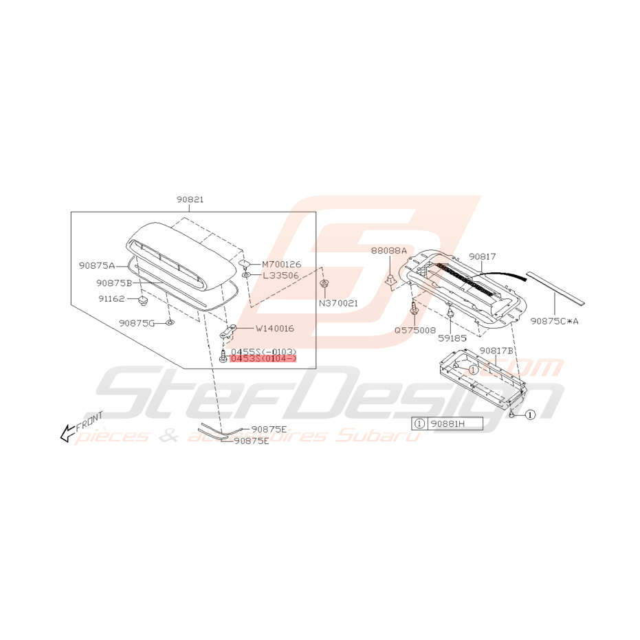 Vis Taraudeuse Origine Subaru WRX STI
