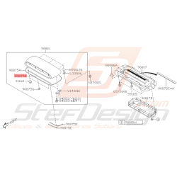 Garniture de Prise d'air Origine Subaru WRX et STI 2001 - 2005