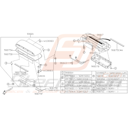 Schéma de Prise d'air Origine Subaru WRX et STI 2002 - 2005