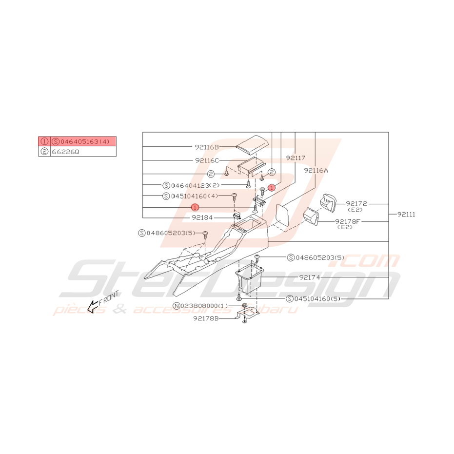 Vis Taraudeuse Origine Subaru WRX et STI Vis Taraudeuse Origine Subaru WRX et STI
