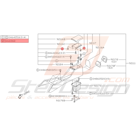 Clips Origine Subaru WRX et STI