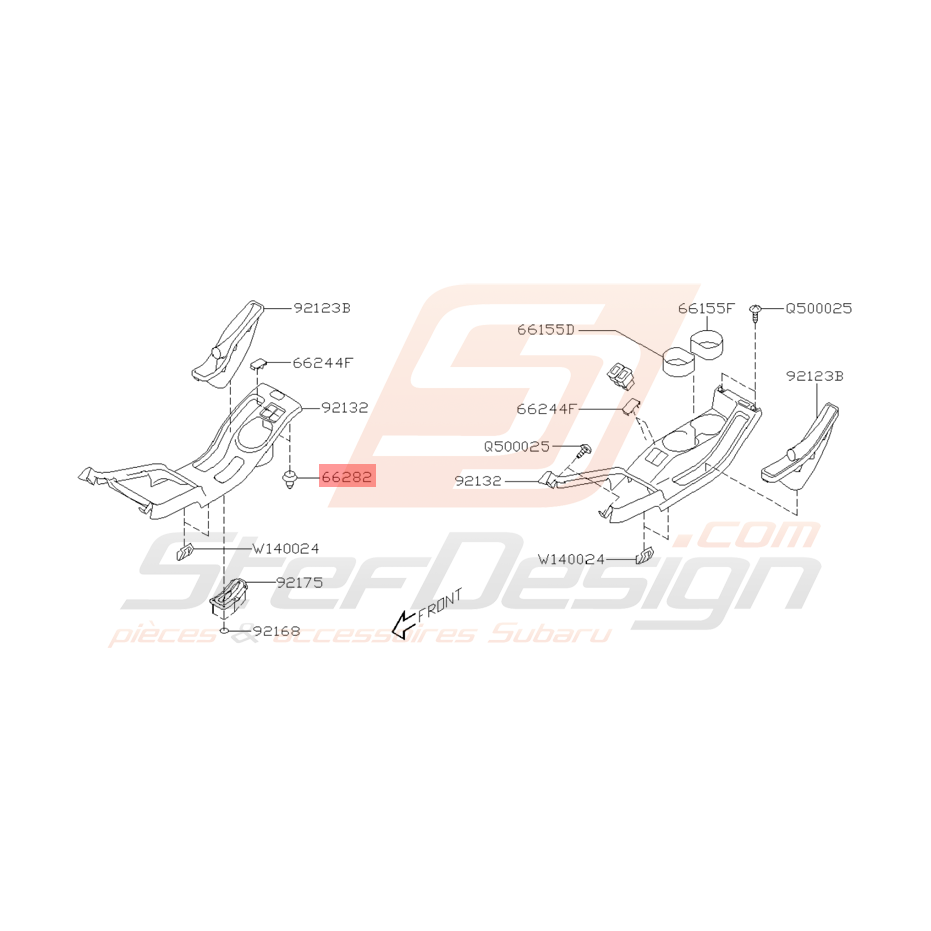 Agrafe Origine Subaru WRX STI Agrafe Origine Subaru WRX STI