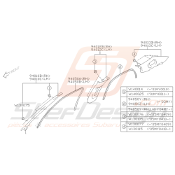 Schéma de Garnitures Intérieures Origine Subaru WRX STI 01 - 05