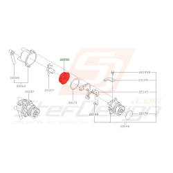 cache poussière d'allumeur pour subaru vanille