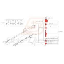boitier de direction assisté pour subaru STI 2014