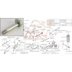 Vis de tirant arrière pour subaru legacy