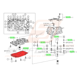 Crépine de boite de vitesse pour subaru BRZ de 2013 à 2022