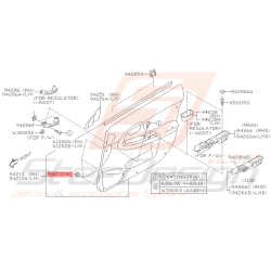 Agrafe Garniture Portes Avants Origine Subaru WRX / STI 2001 - 2005