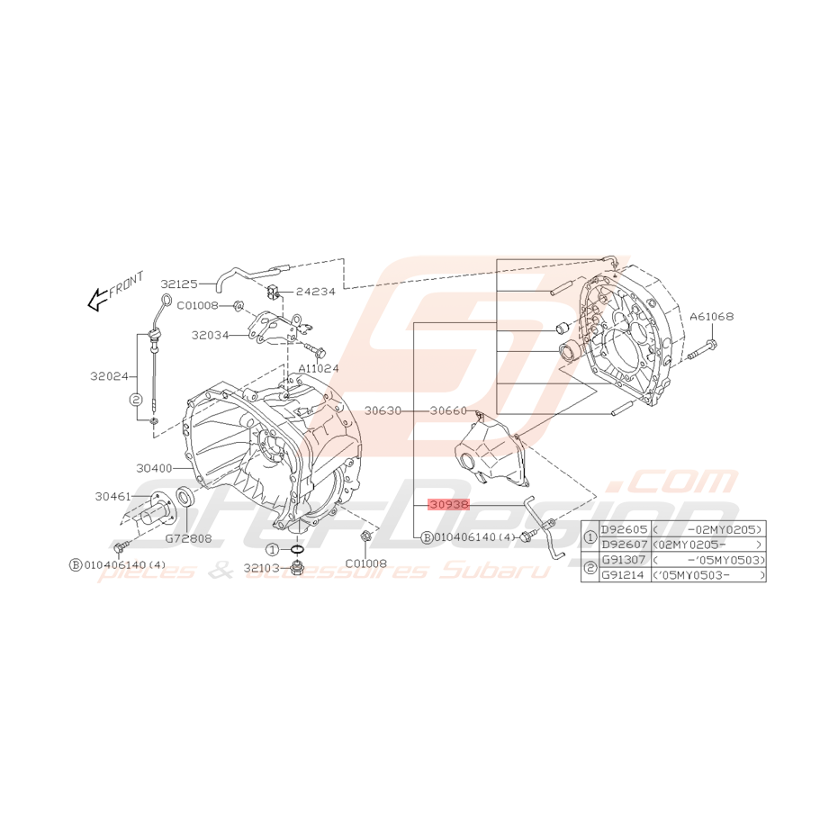 Conduit de Lubrification Origine Subaru STI 2003 - 2005 Conduit de Lubrification Origine Subaru STI 2003 - 2005