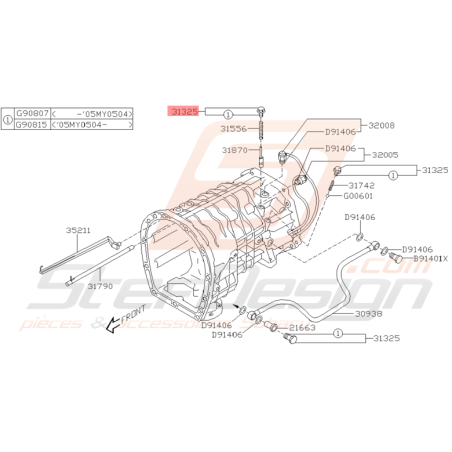 Boulon et Joint de Soupape Origine Subaru STI 2001 - 2005