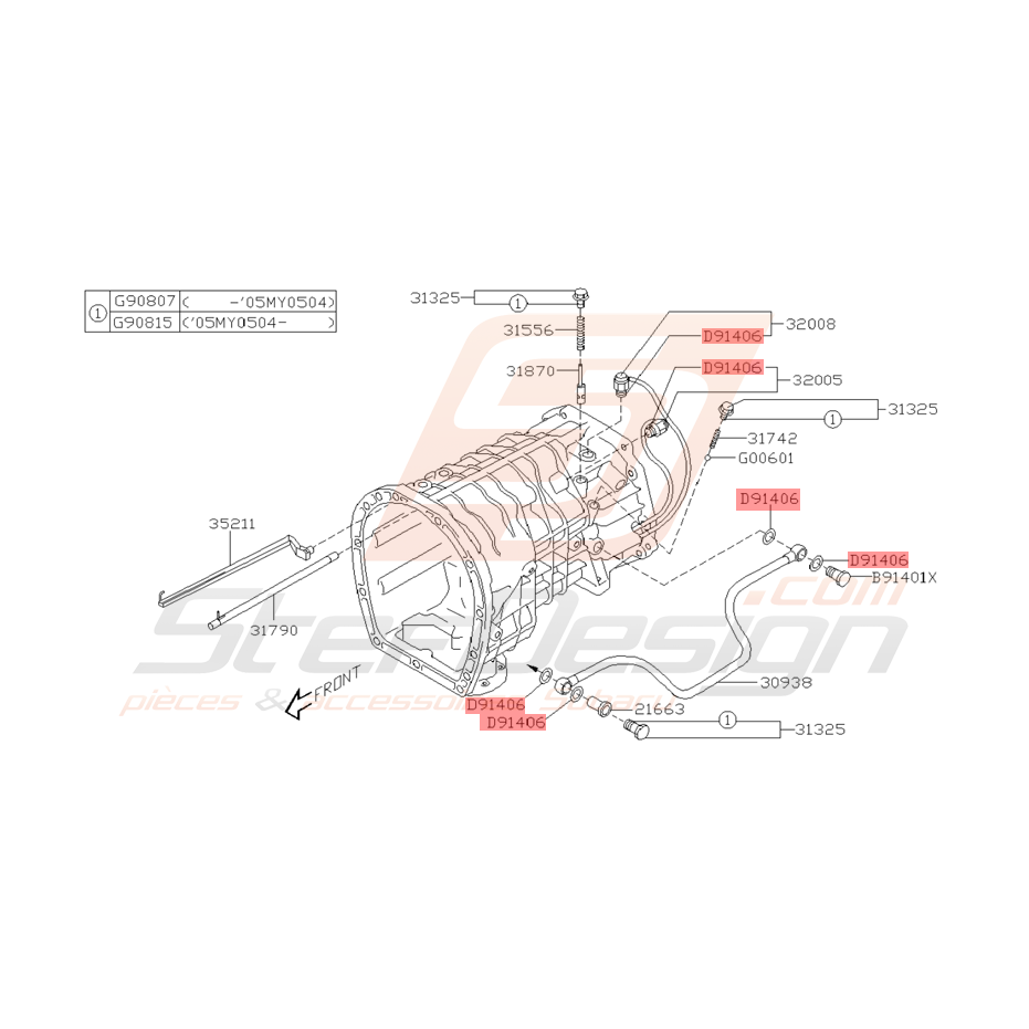 Joint Origine Subaru STI 2001 - 2005 WRX 04-07 Joint Origine Subaru STI 2001 - 2005 WRX 04-07
