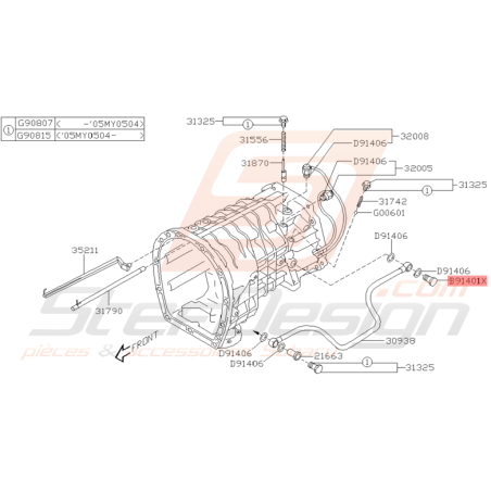 Vis Origine Subaru STI