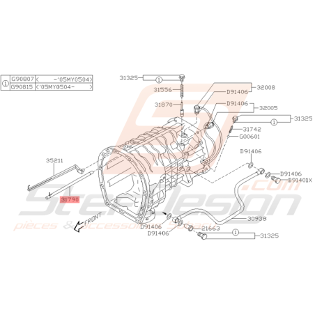 Tuyau de Lubrification Origine Subaru STI 2001 - 2005