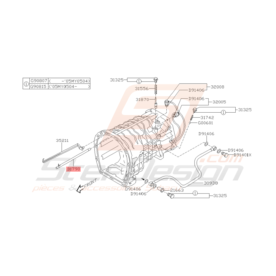 Tuyau de Lubrification Origine Subaru STI 2001 - 2005 Tuyau de Lubrification Origine Subaru STI 2001 - 2005
