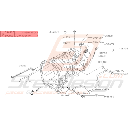 Joint Torique Origine Subaru STI 2001 - 2005