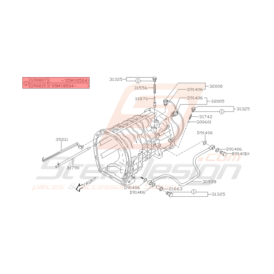 Joint Torique Origine Subaru STI 2001 - 2005 Joint Torique Origine Subaru STI 2001 - 2005