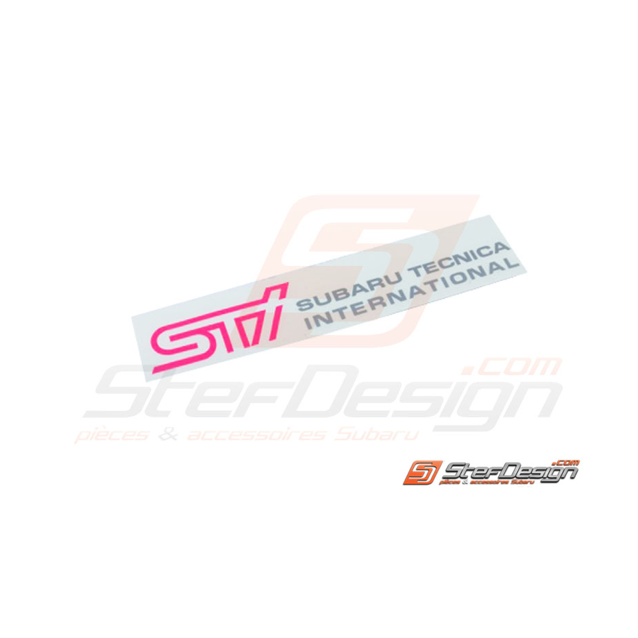 Autocollant de porte avant origine SUBARU STI 05-07