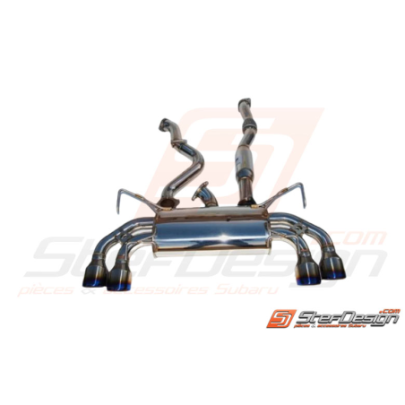 Cat back INVIDIA Q300  sortie TITANE subaru STI 2008-2010