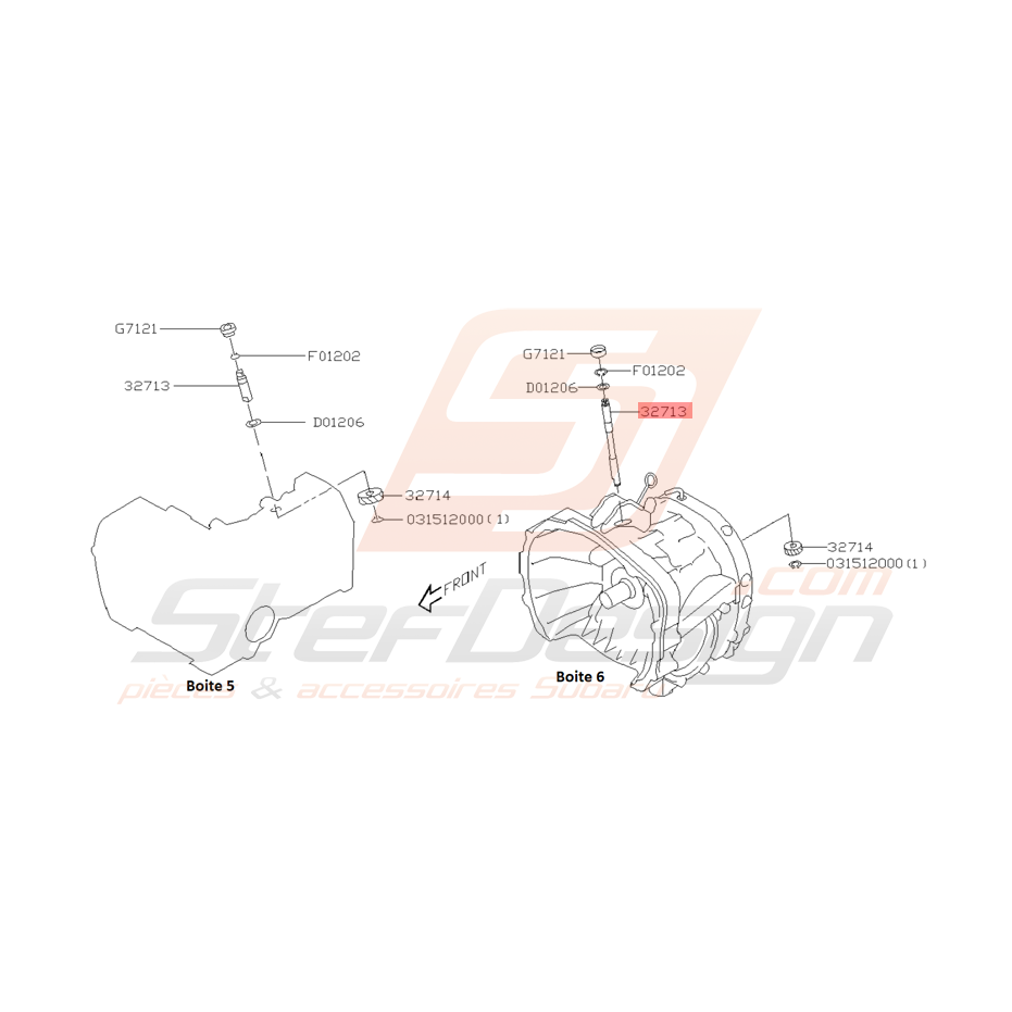 Axe de Compteur de Vitesse Origine Subaru STI 2001 - 2005 Axe de Compteur de Vitesse Origine Subaru STI 2001 - 2005