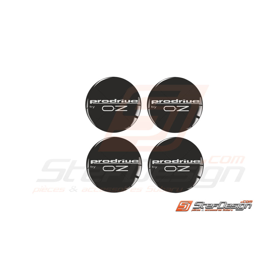 Autocollants  de capuchon de jantes subaru prodrive P1